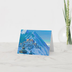 Carte De Remerciements Tibet, Himalaya, 1933 par Nicholas Roerich