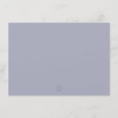 Carte De Remerciements Timbre d'icône bleu violet Hydrangea Fleur Stamp (Dos)