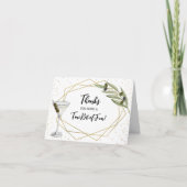 Carte De Remerciements Tini Bit Of Fun Martini Soirée (Devant)