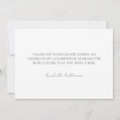 Carte De Remerciements Tini Bit Older Martini (Dos)