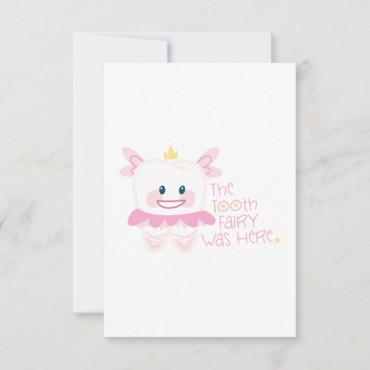 Carte De Remerciements Toile Fairy était là (Devant)