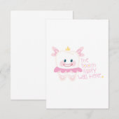 Carte De Remerciements Toile Fairy était là (Devant / Derrière)