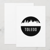 Carte De Remerciements Tolède | villes d'Espagne (Devant / Derrière)