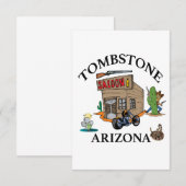 Carte De Remerciements Tombstone, Arizona (Devant / Derrière)