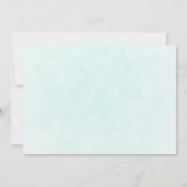 Carte De Remerciements Tortue de mer rose Whimsical & mignon (Dos)