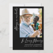 Carte De Remerciements Toujours dans nos coeurs 2-Photo Funérailles/Mémor (Devant)