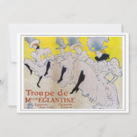 Toulouse-Lautrec - Troupe de Mlle Eglantine