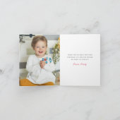 Carte De Remerciements Tour d'anniversaire enfant tourbillon glace à la f (Intérieur)