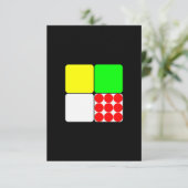 Carte De Remerciements Tour de France Jerseys 3 Noirs (Debout devant)