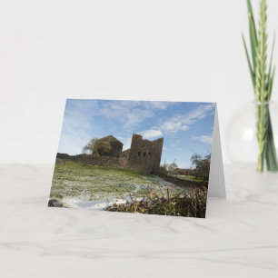 Carte De Remerciements Tour d'Hazelslack en hiver
