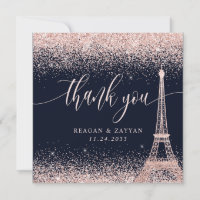 Tour Eiffel de mariage rose gold Paris