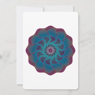 Carte De Remerciements Tourbillon de fleurs