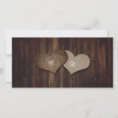 Carte De Remerciements Tournesol en bois rustique 2 photo (Dos)