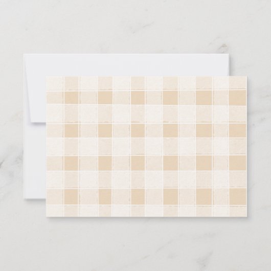 Carte De Remerciements Tournesol rustique Elle a trouvé son miel de maria (Dos)