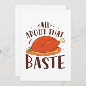 Carte De Remerciements Tout À Propos De Ce Baste (Devant / Derrière)