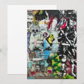 Carte De Remerciements tout autour (Devant / Derrière)