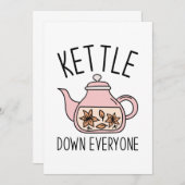 Carte De Remerciements Tout le monde se calme (Devant / Derrière)