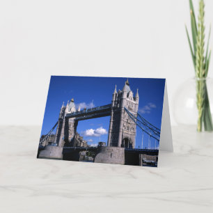 Carte De Remerciements Tower Bridge dans les années 90