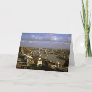 Carte De Remerciements Tower Bridge dans les années 90