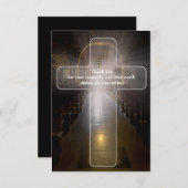 Carte De Remerciements  Transparent (Devant / Derrière)