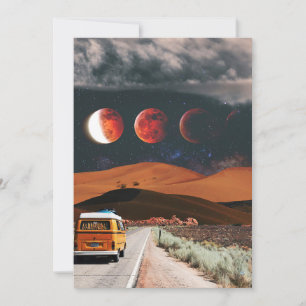 Carte De Remerciements Travel Art Long Travel