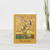 Carte De Remerciements Tree of Life by Klimt (Devant)