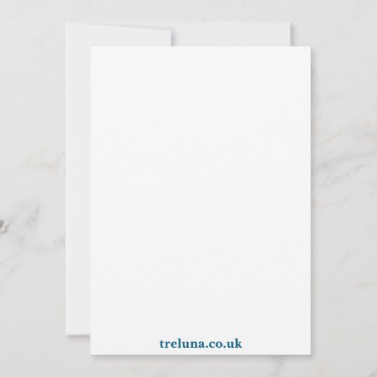 Carte De Remerciements Tregony clocktower card (Dos)