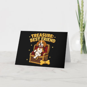 Carte De Remerciements Trésor Meilleur Ami Beagle Chien