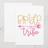 Carte De Remerciements Tribu de la mariée (Devant / Derrière)