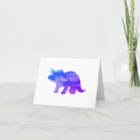 Tricératops de Dinosaure Violet