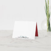 Carte de remerciements trié personnalisé Inséparab (Dos)