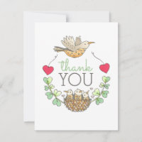 Triplets Baby shower Oiseau