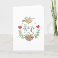 Triplets Baby shower Oiseau