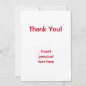 Carte De Remerciements Trois Catrinas (Dos)