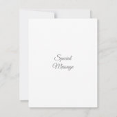 Carte De Remerciements Trois Hydrangées Aquarelle Florale Wreath (Dos)