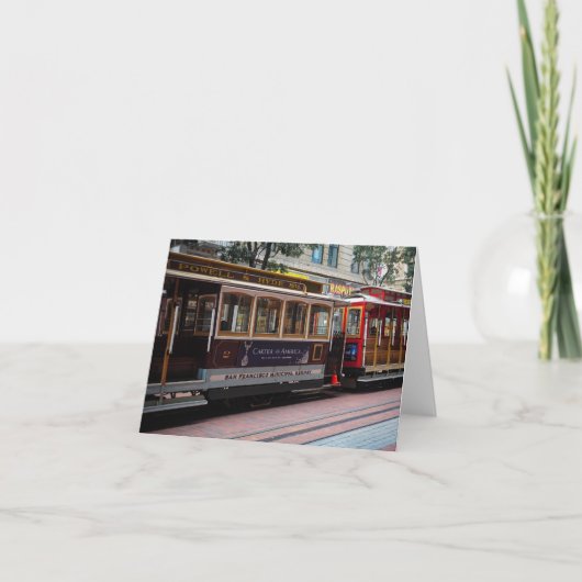 Carte De Remerciements Trolleys (Devant)