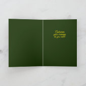 Carte De Remerciements Tropical Getaway Kitten (Intérieur)