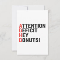 Trouble du déficit de l'attention Hey Donuts Tdah