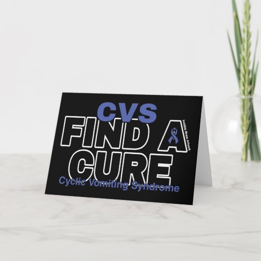 CARTE DE REMERCIEMENTS TROUVER UN CURE/BOLD...CVS (Devant)