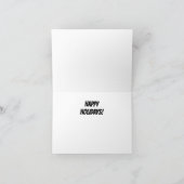 Carte De Remerciements TRUMP MAGA Noël (Intérieur)