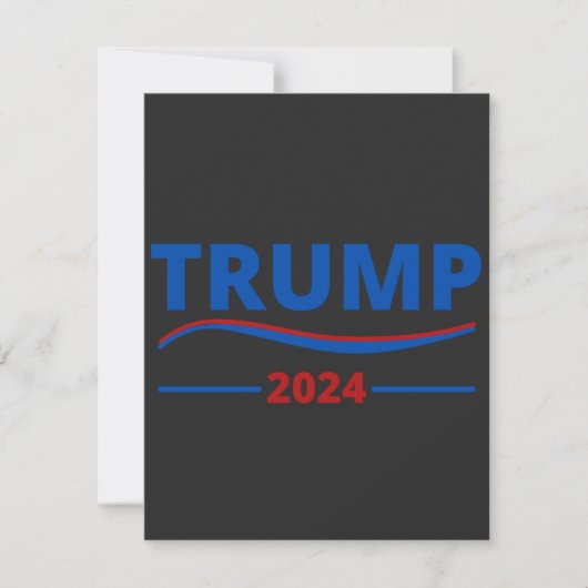 Carte De Remerciements trump take America back (Devant)