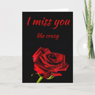 Carte De Remerciements Tu aimes la folle rose rouge romantique