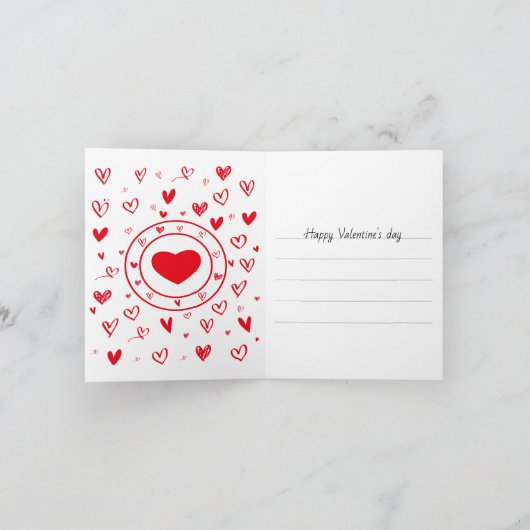 Carte De Remerciements Tu es mon mari favori Drôle Saint Valentin (Intérieur)