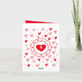 Carte De Remerciements Tu es mon mari favori Drôle Saint Valentin (Dos)