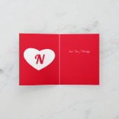 Carte De Remerciements Tu es mon mari favori Drôle Saint Valentin (Intérieur)