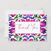 Carte De Remerciements Tuile de mariage remerciements Talavera mexicaine (Devant)