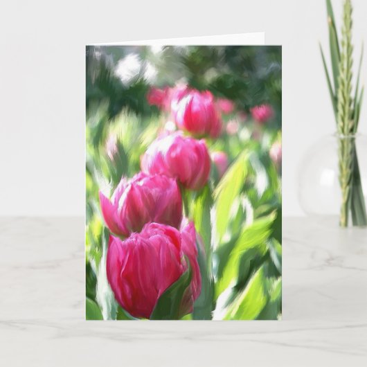 Carte De Remerciements Tulip (Devant)