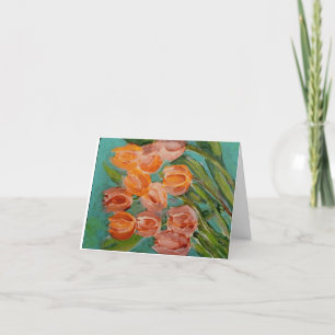 Carte De Remerciements Tulip Bunch