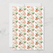 Carte De Remerciements Tulipes et Daffodils Mariage de printemps (Dos)