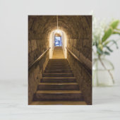 Carte De Remerciements Tunnel Dans Une Ancienne Mine De Sel (Debout devant)